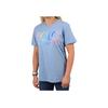 Polo Ralph Lauren Logo Print Round Neck Short Sleeve T-Shirt Women T-Shirts Blue 211838144-002