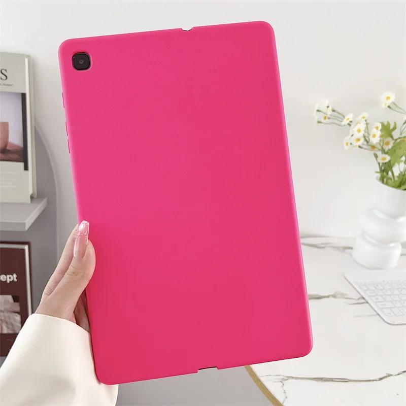 Skin Friendly Soft Tab Case for Samsung Tab A8 10.5 A7 S6 Lite 10.4 S7 S8 S9 11 X200 T220 T290 Cover for S7 FE S8 Plus 12.4 Case