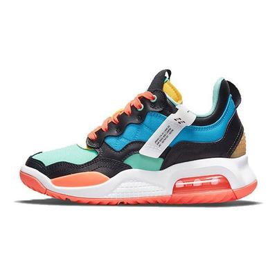 Air MA2 GS Black Light Blue Fury Kids Sneakers Multi-Color Green-Glow CW6594-043
