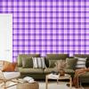Purple Lavender, Purple and White Checkered Wallpaper 50x1000