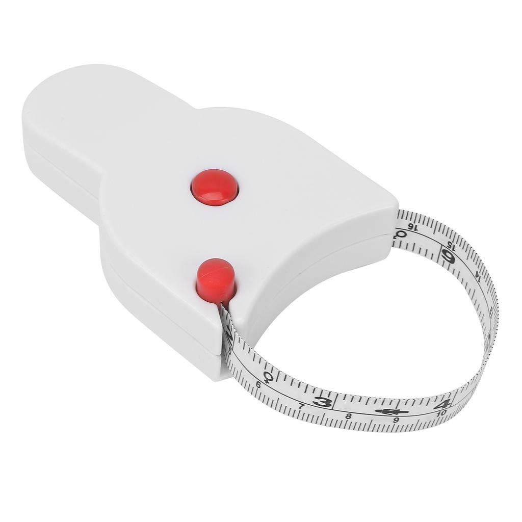 Körpermaßband Doppelskala Gewichtsverlust Maß Messband für Körper NähenRot