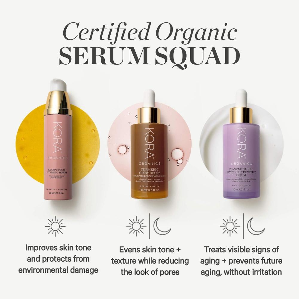 Kora Organics Turmeric Glow Drops Niacinamide Serum 1.01 Oz 30 Ml