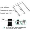 5Pcs Gas Grill Burners Kit For Weber For Spirit 300-Series Stainless Steel Burner Smaller Crossover Pipe Outdoor BBQ Tool