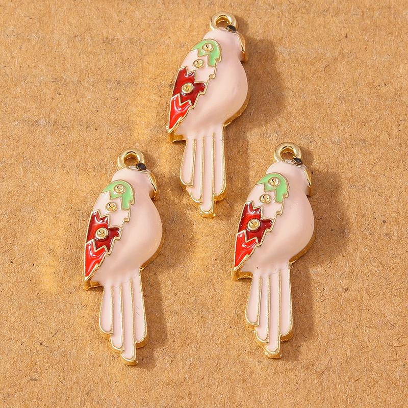 10pcs Enamel Crystal Rhinestones Animal Elephant Pendants Charms for Jewelry DIY Earrings Necklace Bracelet Accessories