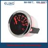 ELING 52mm (2'') Engine Oil Temp Gauge Temperature 50-150℃ with Red Backlight for Motorcycle Truck Vessels 12V 24V