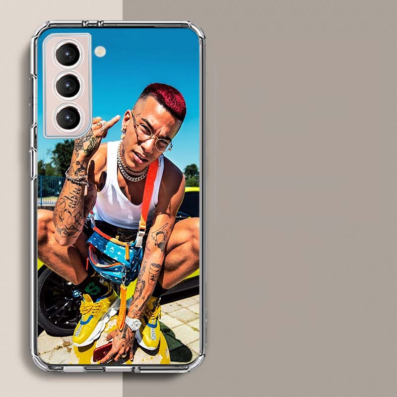 Rapper Sfera Ebbasta Phone Case For Samsung Galaxy S25 Edge S24 S23 FE S21 S20 S10 Plus S22 S26 Ultra Cover Clear Cases TPU Capa