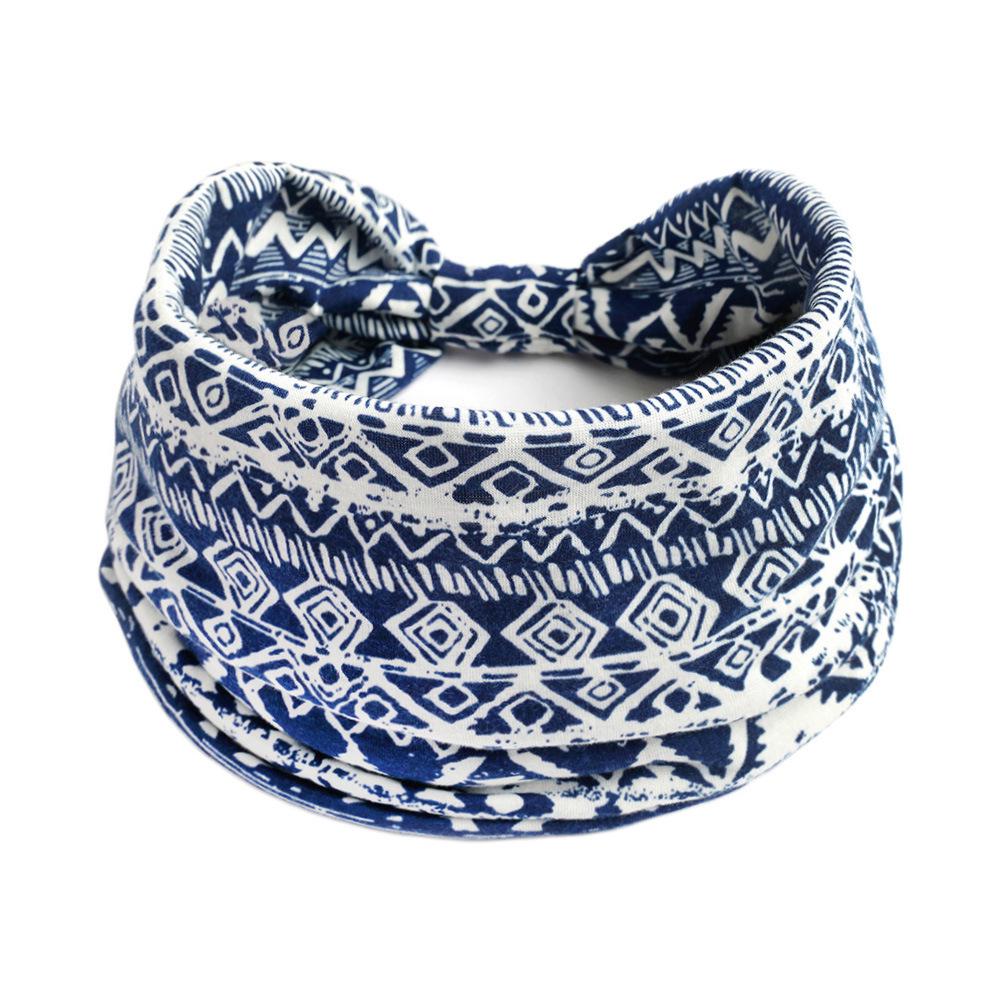 Women's Wide Retro-Style Elastic Sports Headband - Yoga & Hair Accessory