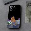 B-BoJack Horseman Phone Case Funda For Iphone 13 17 16 11 15ProMax 14 12 Pro Xs Max Mini Xr X 7 8 6 6s Plus Covers