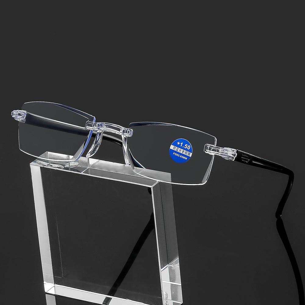 Anti-Blue Light Trimmed Reading Glasses, Running Rivers And Lakes Stall Men'S And Women'S Reading Glasses, Anti-Drop Integrated Reading Glasses Source