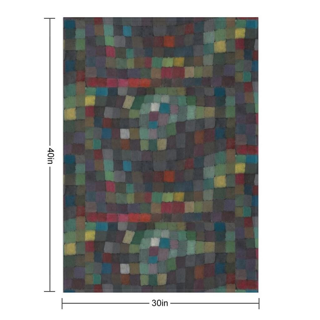 Paul Klee Detail Throw Blanket Luxury St christmas gifts Moving for sofa Blankets