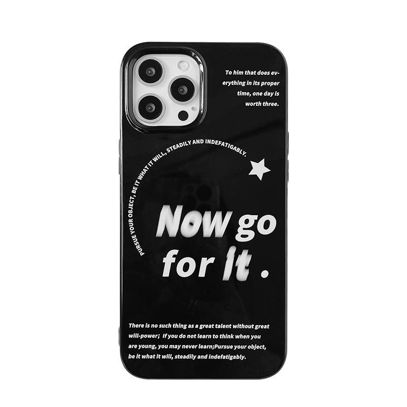 Trendy Cool Style Iphone16 IPhone Case 13 Protective Case 15pro Max Silicone 11/XR Suitable for 12 Thickening
