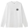 Casual Oval and Message Logo Long Sleeve White X-girl Tee, Women's,