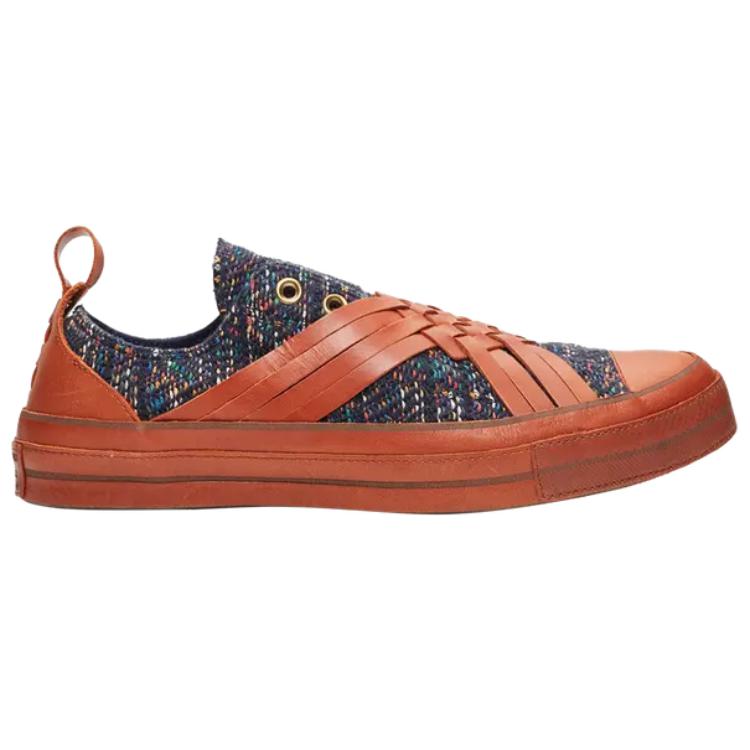 Missoni x Converse Chuck 70s Slip Natural Peacoat Men Sneakers Brown Navy Auburn 157259C