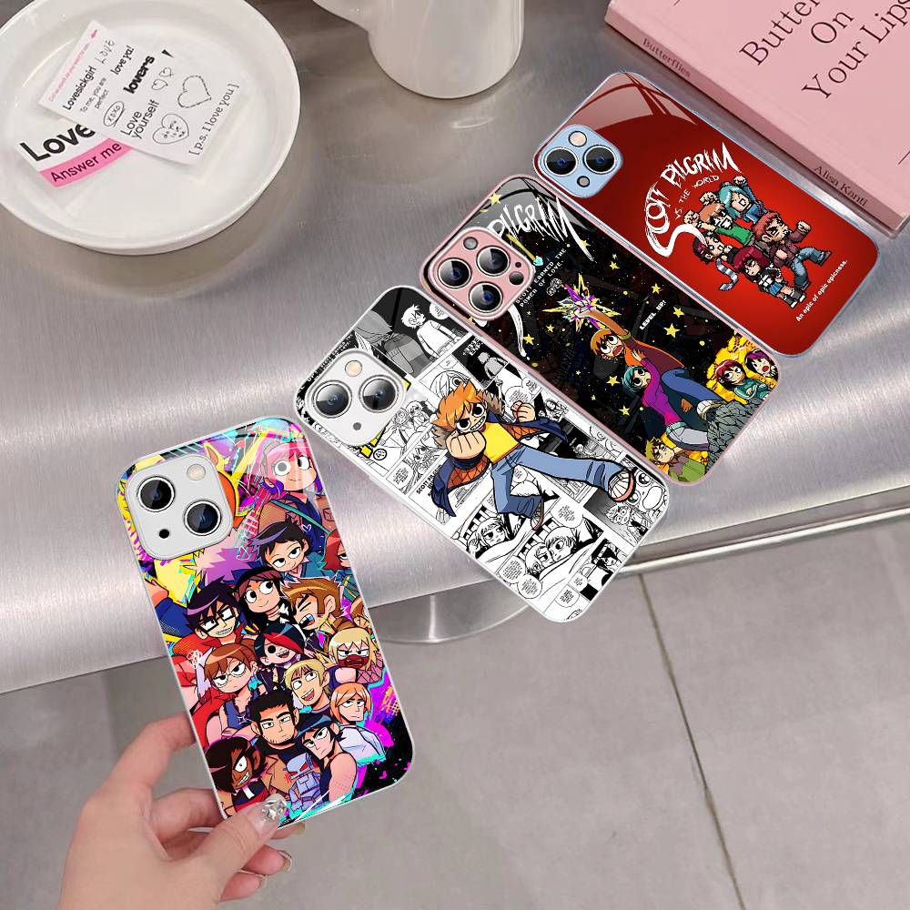 Comedy Film Scott Pilgrim VS The World Tempered Glass For Iphone 14 13 12 11 Pro Mini XS MAX 14Plus X XS XR Cover