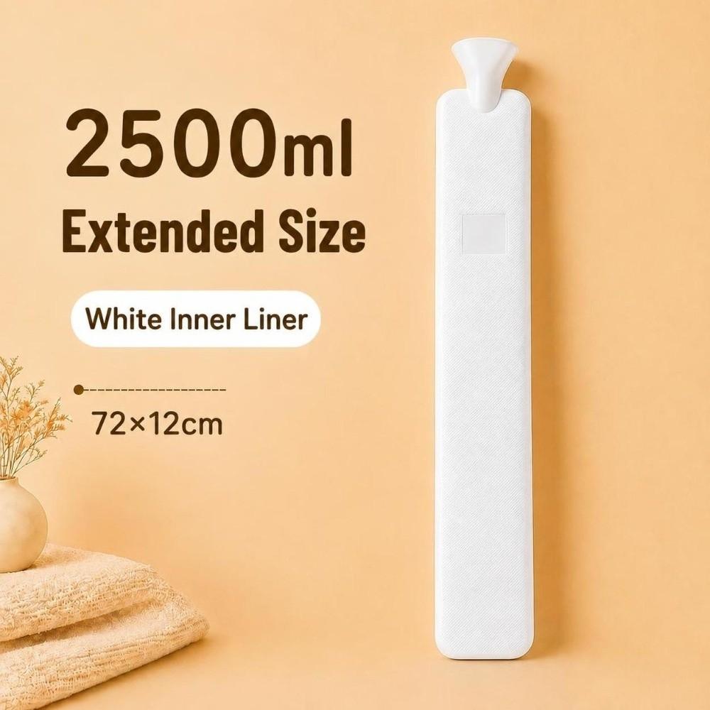 Extra Long Long Hot Water Bottle 500ml/1000ml/2500ml Warm Compress Heater  Winter Hand Warmer