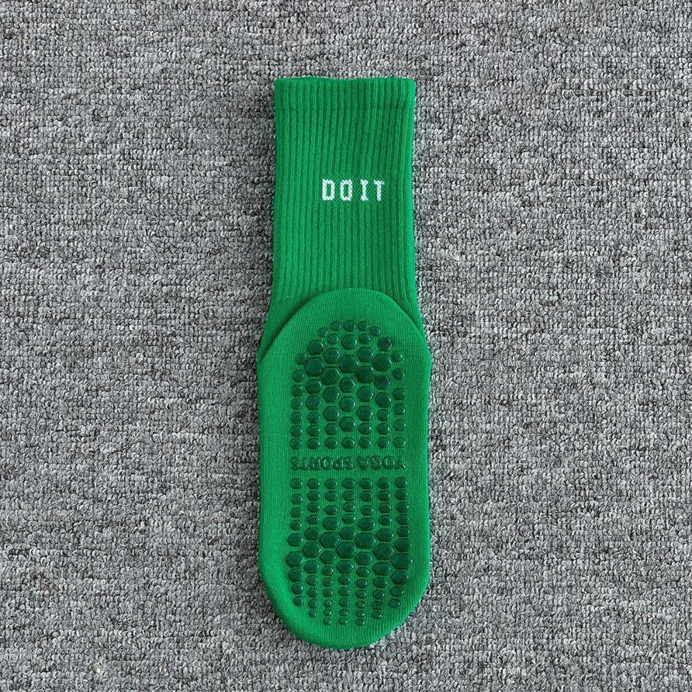 2pcs Cotton Mid-calf Yoga Socks Breathable Pilates Socks Fashion Sports Socks