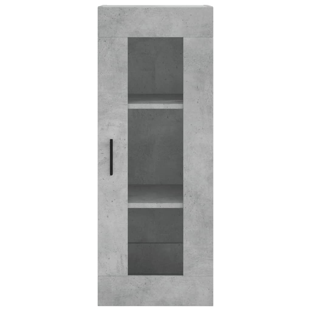 Vidaxl Wall Cabinet, Concrete Grey, 34.5X34X90 Cm