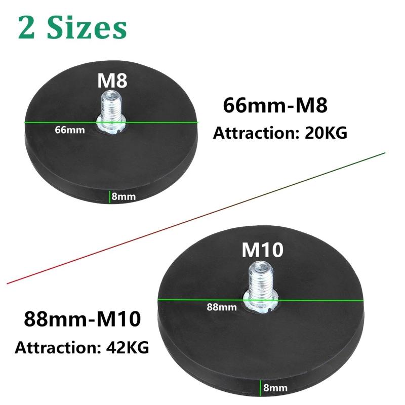 1 sztuka Uchwyt na listwę świetlną LED do pracy SUV Offroad Akcesoria DIY 22/31/36/43mm Śruba M4 Magnetyczna podstawa Montaż Wspornik Zacisk
