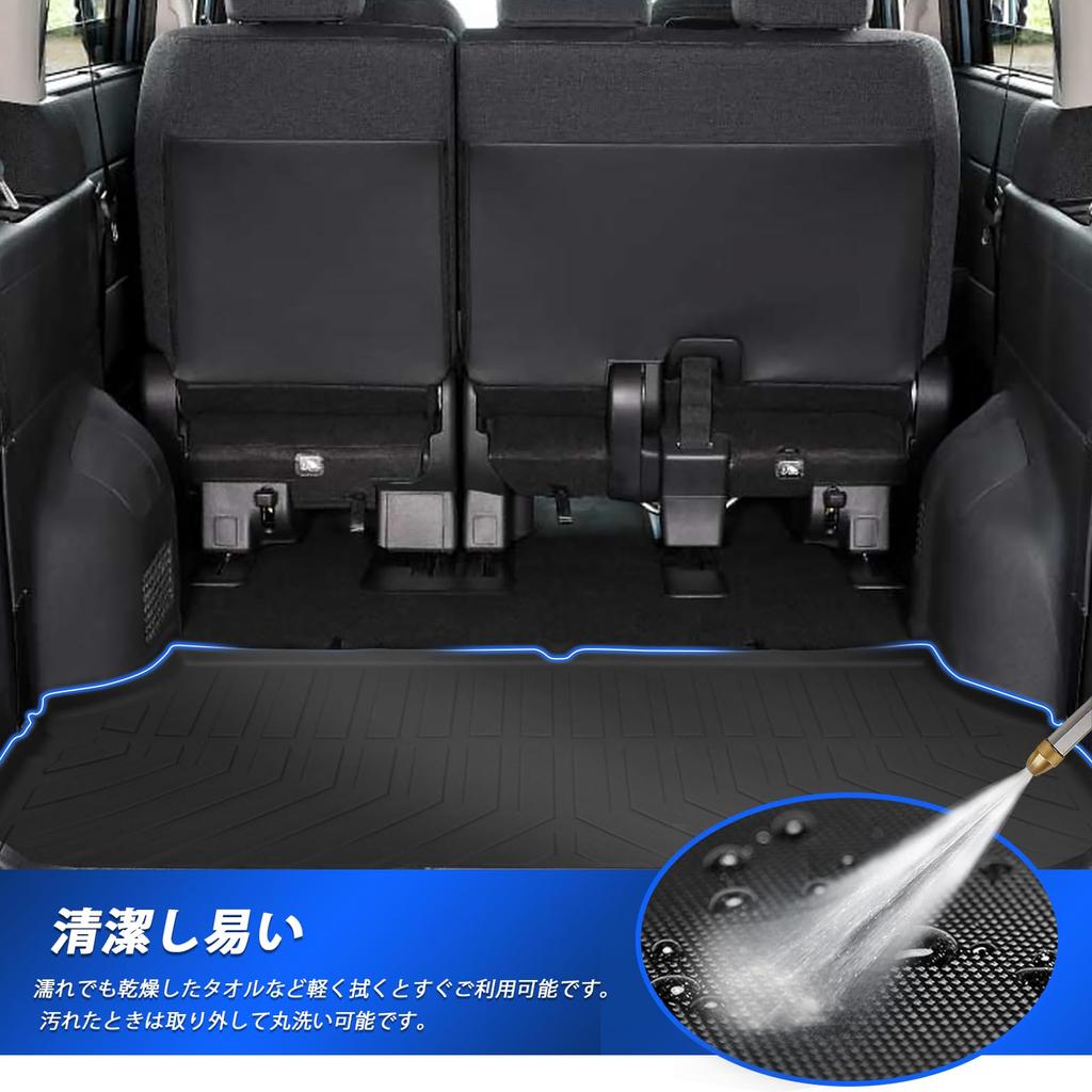 New Stepwgn RP6 RP7 RP8 Model Luggage Mat Design STEPWGN AIR SPADA Trunk Mat Luggage Tray TPE Material Abrasion Stain Resistant 3D Cargo Mat Rubber