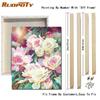 RUOPOTY Painting By Numbers Vase Hand Painted Pictures By Number Flower On Canvas Home Decoration DIY Gift Wall Art