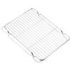 Steel Grill Kitchen Cooking Tools Cooling Grid Rack BBQ Plate Barbecue Sheet Baking Tray Pan