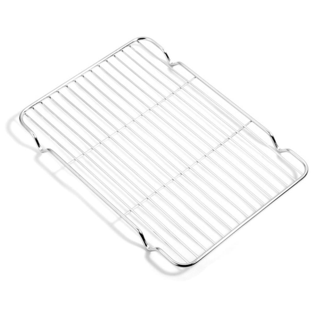 Steel Grill Kitchen Cooking Tools Cooling Grid Rack BBQ Plate Barbecue Sheet Baking Tray Pan