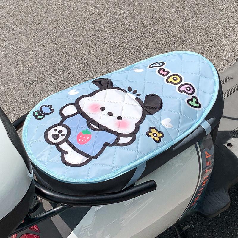 Universal All-Season Breathable Honeycomb Motorcycle Electric Vehicle Seat Cover for Sun Protection and Heat Insulation