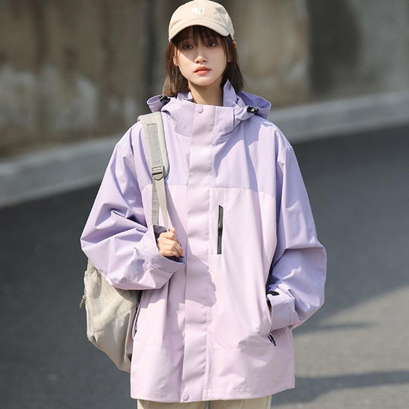 2024 Unisex Outdoor Windproof & Waterproof Jacket with Detachable Liner for Travel, Hiking, & Mountaineering