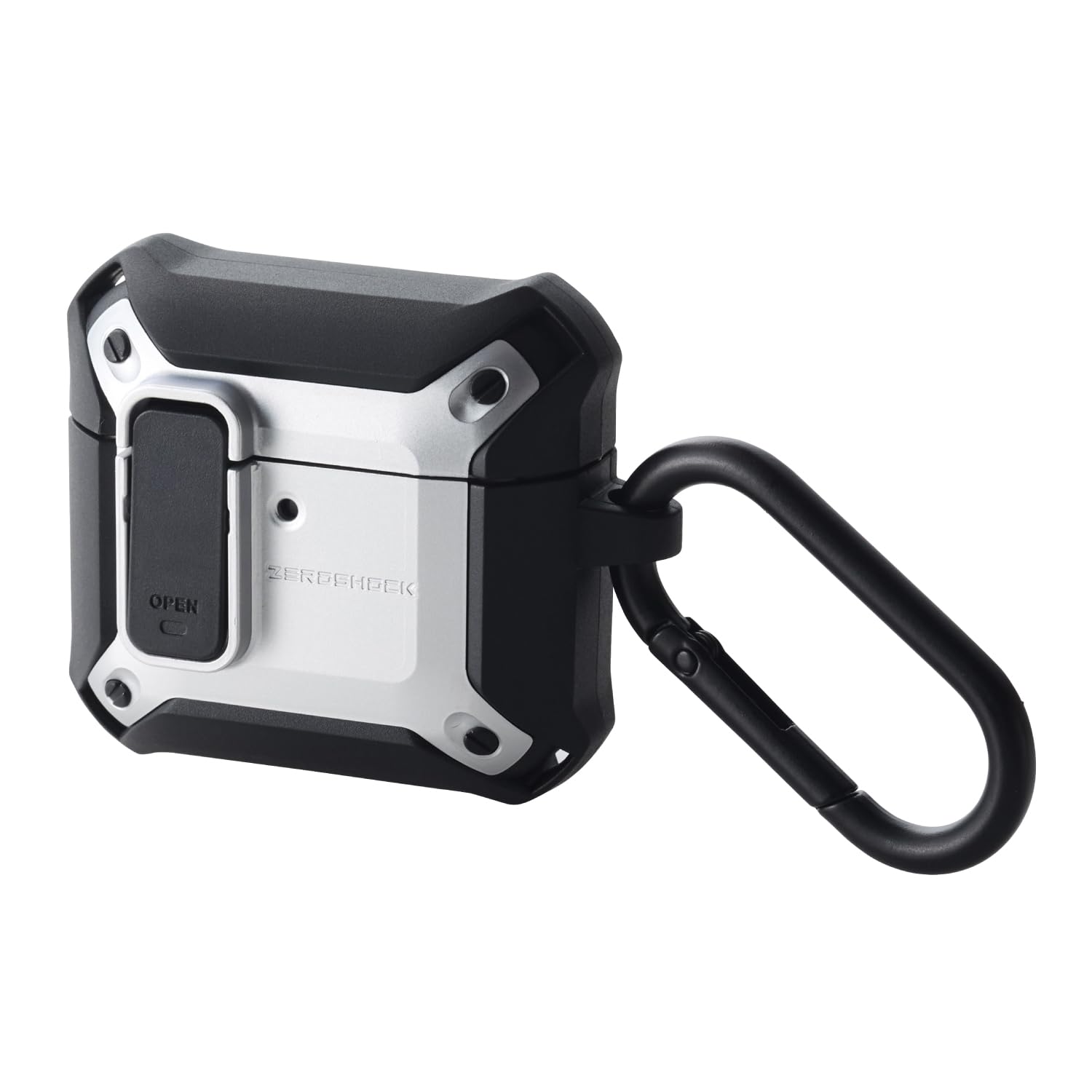 

Чехол ELECOM AirPods 4-го поколения с функцией активного шумоподавления, функцией блокировки, амортизацией, совместимостью с зарядкой MagSafe ZEROSHOCK