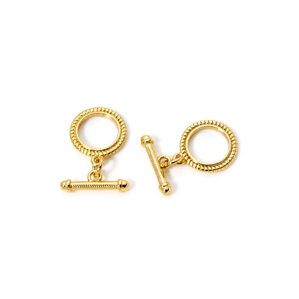 2/4/8 Sets OT Brass Toggle Clasps Round Heart Jewelry Clasp Connector For Necklace Bracelet Making Accessories DIY Fittings