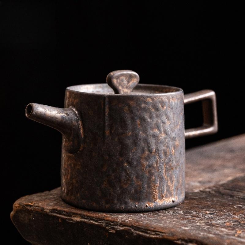 150ml Ceramic Teapot Iron Glaze Vintage Ceramic Teaware Tea Kettle Tea Ceremony Tea Making Kungfu Teapot