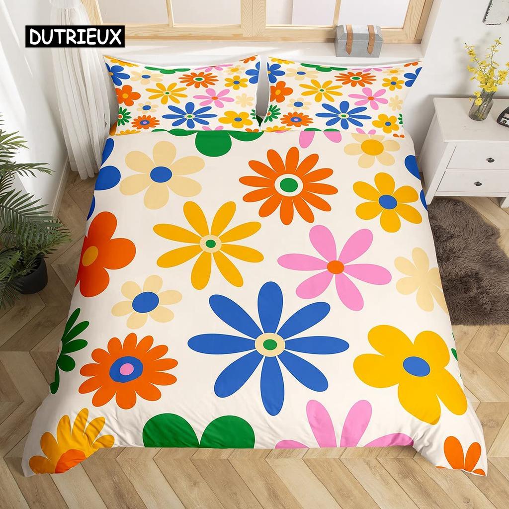 Tęczowa poszwa na kołdrę Kawaii Tropikalne owoce Zestaw pościeli Ananas Kiwi Cytryna Pączek Pomarańcza Wiśnia Truskawka Poszwa na kołdrę