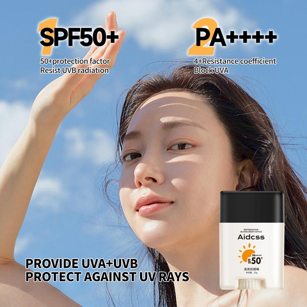 Refreshing sunscreen stick SPF50+ anti-ultraviolet body moisturizing non-stick sunscreen