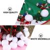 50Pcs 7cm Kids Snowball Indoor Snowball Fight Fake Snowballs Realistic Christmas Snow Balls for Kids Adults Indoor