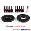 2PC 20mm 5x120mm Hubcentric Wheel Spacers 72.56mm Thread Pitch M12x1.5 with Lug Bolts For BMW E36 E82 E88 Tire Chucks 1