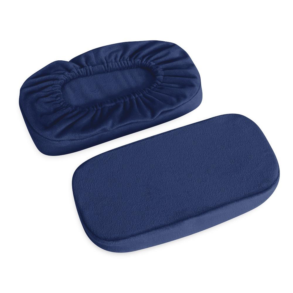 2pcs Elastic Nonslip Armrest Covers Sponge Velvet Washable Chair Slipcover Heighten Arm Cover for Elbows and Forearms Support