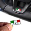 2 pezzi di adesivi per auto stile bandiera italiana, adesivi decorativi universali con logo per auto, adatti a tutti i tipi di veicoli