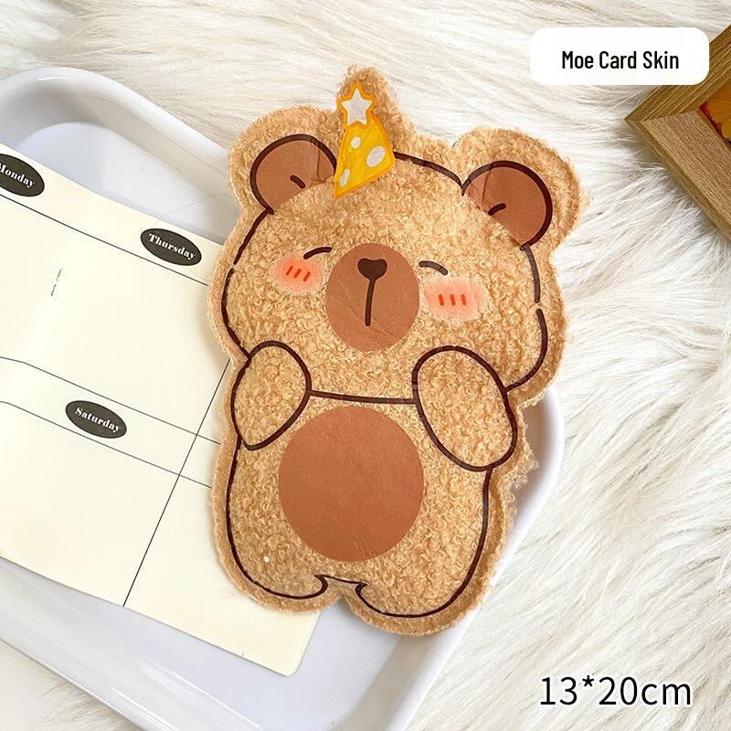 Cute Cartoon Teddy Fleece Hot Water Bottle