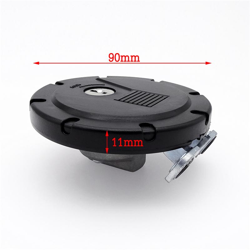 Motorsykkel Drivstoff Gass Tank Låselokk Med 2 nøkler For Kawasaki KL110 KL250G KL250H KLR250 KL650 Tengal KLR650 KLX125 KLX650 KMX125