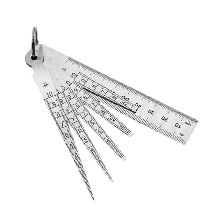 6pcs High Accuracy Steel Gaps Gauges Lab Grade Gaps Measurement Tool for Machinery Maintenance & Technical Inspections