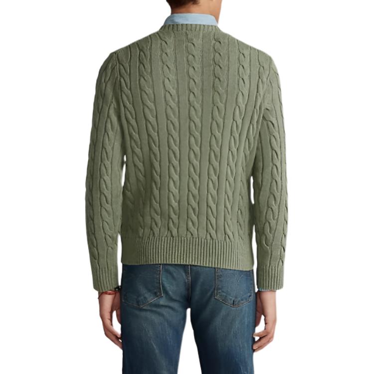 Polo Ralph Lauren Crew Neck Cable Knit Sweater Men Sweater 710918998-011