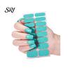 DIY Nail Strip Glitter Polish Strips with File Easy Apply Remove Self Adhesive Women Stickers Full Sticker Home Manicure Art Decoration Wrap Decals