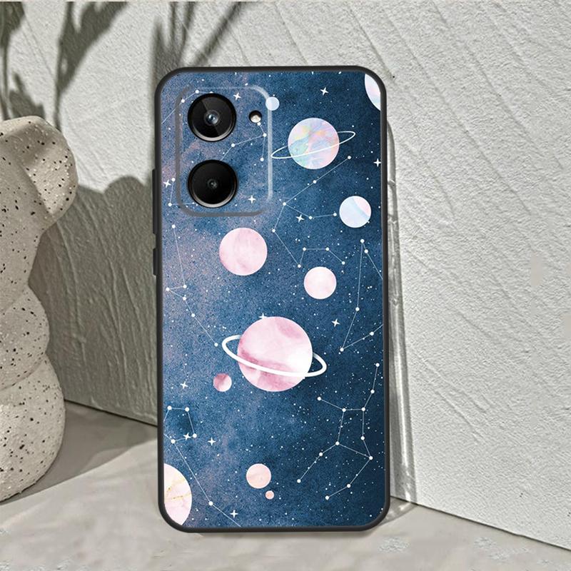Planet Space Star Case For Realme 8 9 11 10 Pro Plus C11 C15 C25s C21Y C30 C31 C33 C35 C53 C55 GT Neo 5 3T 2T