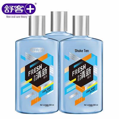 Shuke Professional Cool Mint Mouthwash (3-Pack)