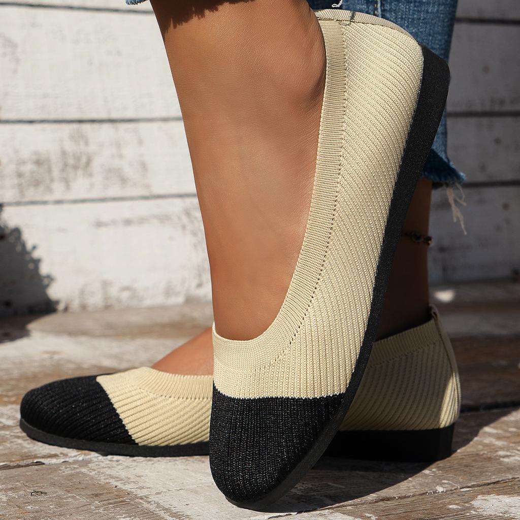 Dámské prodyšné síťované ploché boty Nové špičaté dámské nazouvací ležérní boty Venkovní nadměrné velikosti Lehké vycházkové boty pro ženy