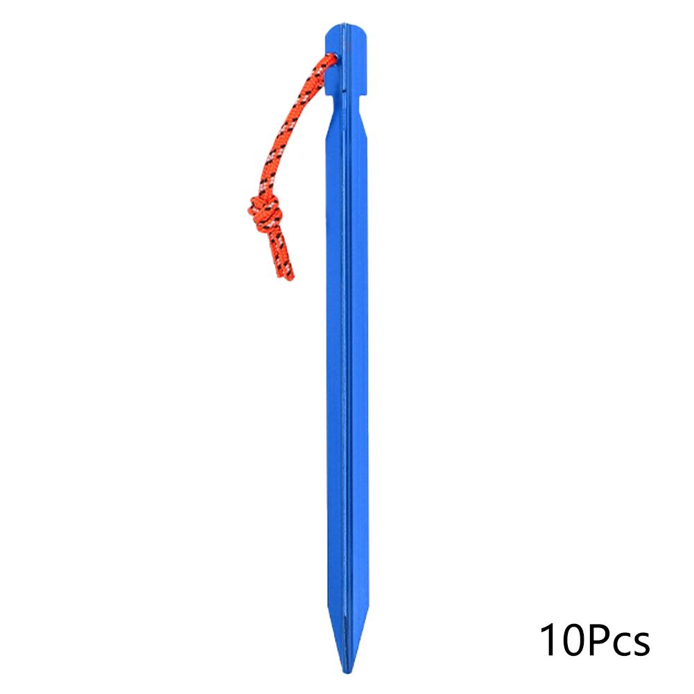 5/10 Stuks 18cm Aluminiumlegering Tentpennen Heavy Duty Reizen Buiten Kampeeraccessoires Tarp Ultralichte Nagels Grondpennen
