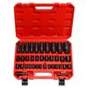 37-Piece Imperial & Metric Hex Socket Set for Air & Electric Wrenches