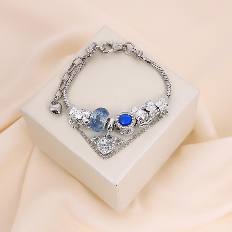 Panjia Ängelvinge DIY Avtagbart Armband – Justerbart Armband i Ins-stil