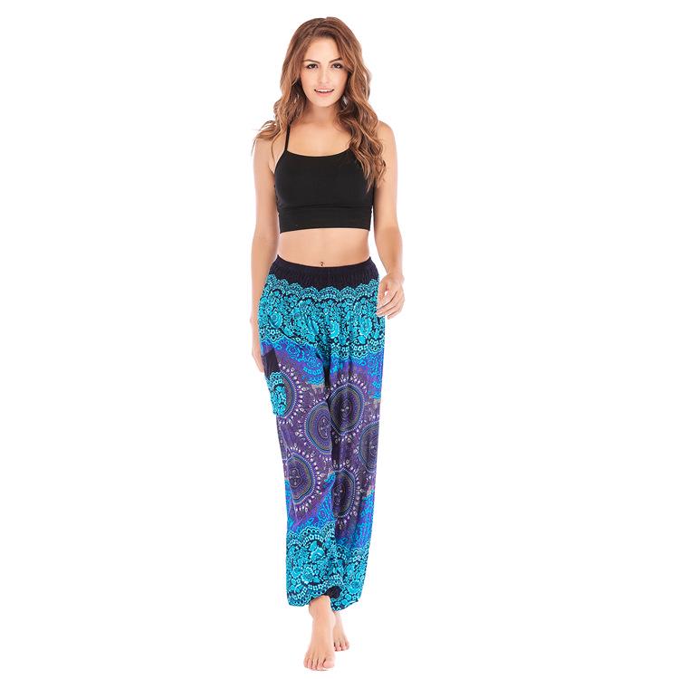 Women's Rayon Cotton Casual Yoga Harem Pants