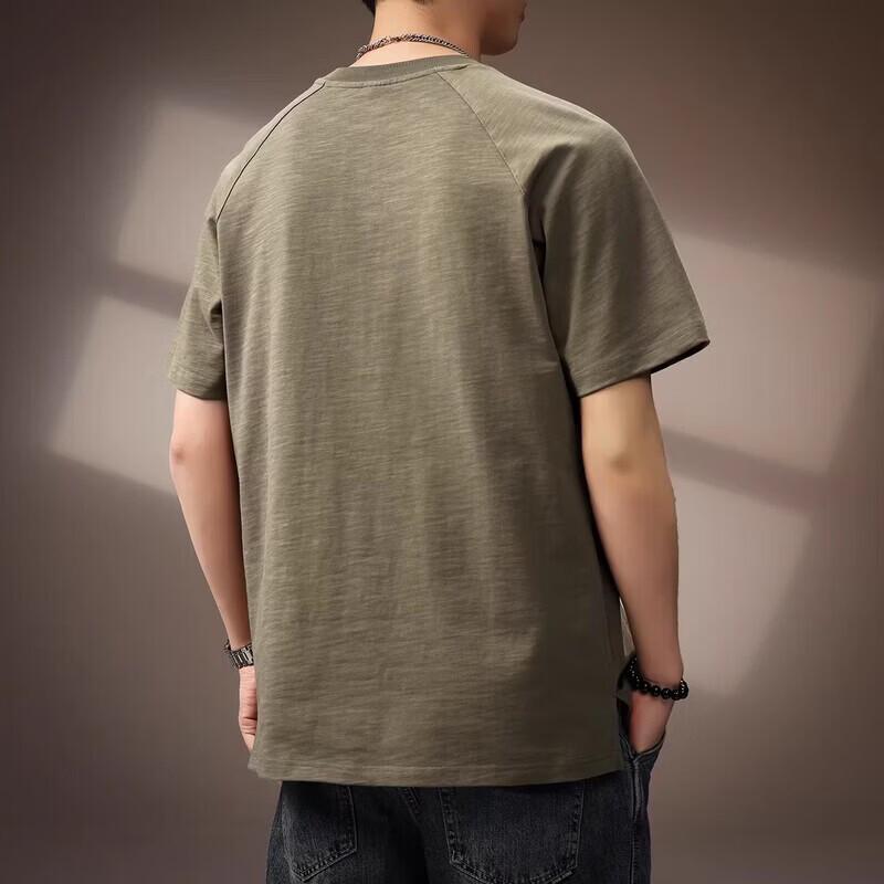 Men's Retro Bamboo Cotton Short Sleeve T-Shirt